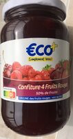 Confiture 4 fruits rouges