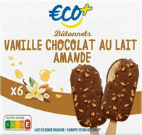 Bâtonnets Vanille Chocolat Au Lait Amande