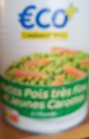 Petits pois très fins et jeunes carottes à l'etuvée