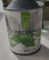 Huile d'olive basilic
