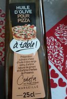 Huile d'olive pour pizza