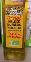 Huile de tournesol vierge bio