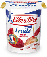 Elle & vire desserts lactes fruits fraise