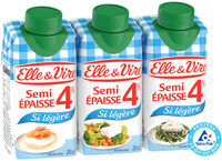 La Crème Semi-Epaisse Si Légère 4%MG