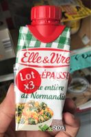 Crème entière de Normandie x3
