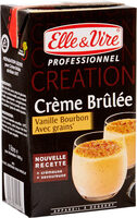 Elle & Vire Professional Dessert Base Crème Brûlée- 1 Litre