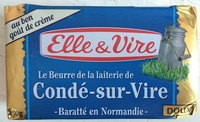 Le Beurre de la laiterie de Condé-sur-Vire baratté en Normandie (Doux)
