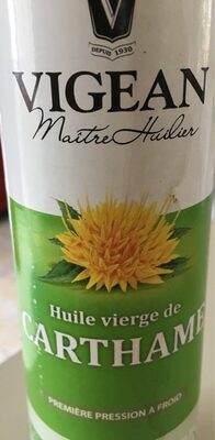 Huile vierge bio carthame
