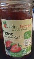 Confiture allégée en sucresfraise soupçon de cassis