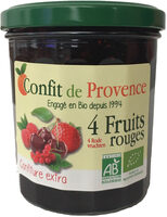 4 fruits rouge