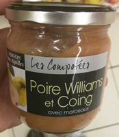 Poire Williams et Coing