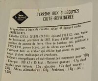 Terrine aux 3 légumes