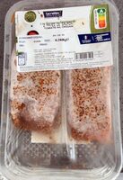 2 pavés de saumon Tomate Ail Origan