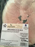 Jambon supérieur cuit avec son os