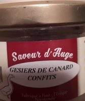 Gesiers de canard confits