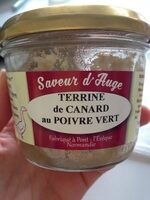 Terrine de canard au poivre vert