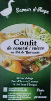 Confit de canard 1 cuisse