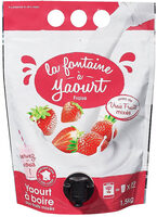 La Fontaine à Yaourt aux fraises mixées