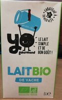 Lait bio de vache