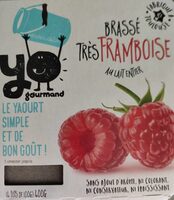 Yaourt brassé framboise