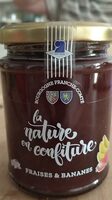 Confiture fraises et bananes