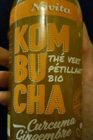 Kombucha the vert curcuma gingembre