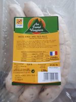 Saucisse blanche tomate mozza basilic