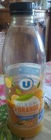 Pur jus d'orange sans pulpe U