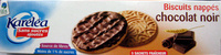 Biscuits nappés chocolat noir
