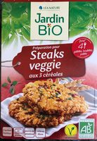Préparation pour steaks veggie aux 3 céréales