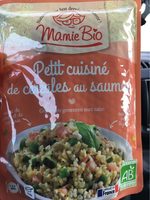 Petit cuisiné de céréales au saumon