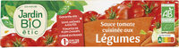 Sauce tomate cuisinée aux légumes