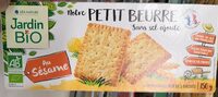Notre petit beurre sans sel ajouté au sésame