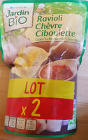 Ravioli chèvre ciboulette