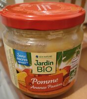 Compote pomme ananas passion