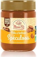 Pate à tartiner spéculoos bio