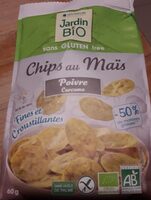 Chips au maïs poivre curcuma