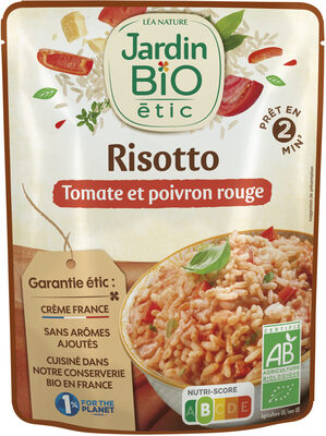 Risotto tomate et poivron rouge