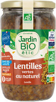 Lentilles vertes au naturel sans sel ajouté