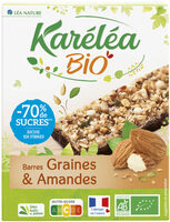 Barres graines et amandes