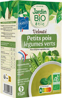 Velouté petits pois légumes verts