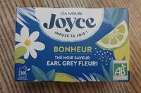 Bonheur. Thé noir saveur Earl Grey fleuri