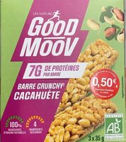 Barres Crunchy cacahuètes