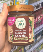 Pate à tartiner 20% noisette et chocolat