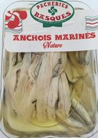 Filets d'anchois marinés nature