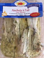 Anchois à l'ail en filets