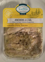 Pecheries setoises, Filets anchois marines a l'ail, la barquette de 150 gr