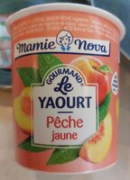 Yaourt gourmand Pêche jaune