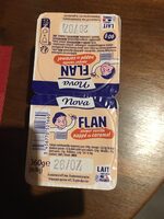 Flan saveur vanille nappé de caramel