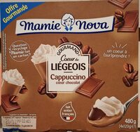 Coeur de liégeois Cappuccino coeur chocolat